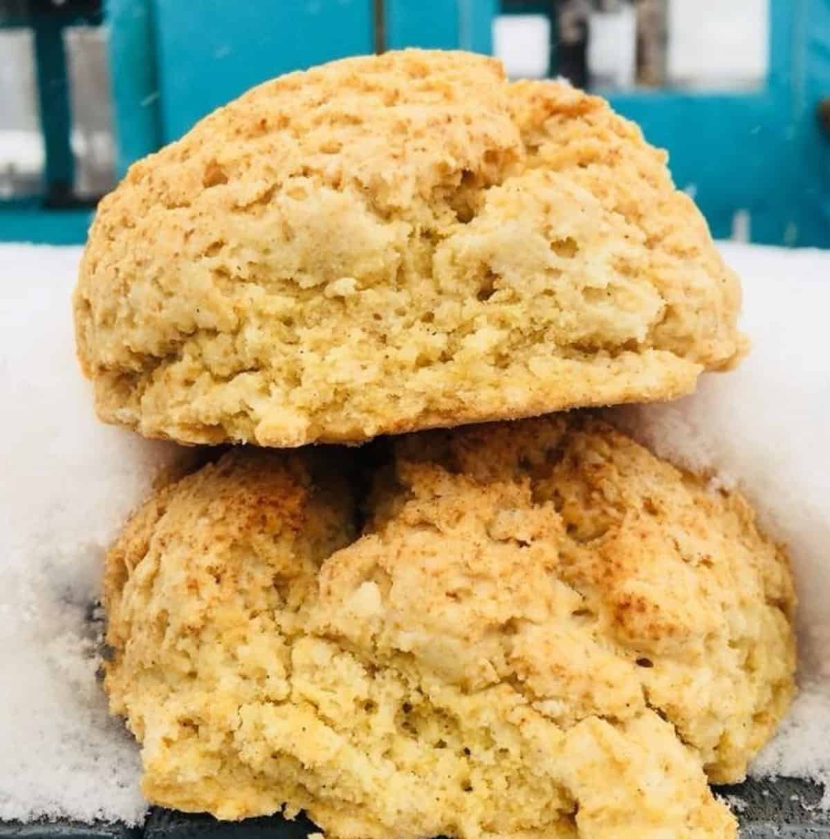 Vegan biscuits from Biscuit Head in Asheville.