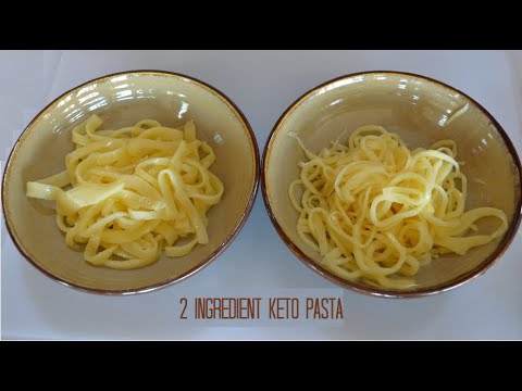 2 Ingredient Keto Pasta | Keto Noodles | Keto Recipes