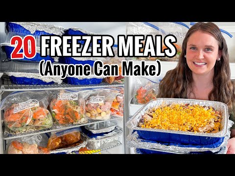 20 EASY FREEZER MEALS | Cheap & Tasty FAIL-PROOF Freezer Meal Planning Ideas | Julia Pacheco