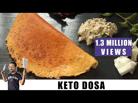 Keto Dosa (Crispy Keto Crepe) | Keto Recipes | Headbanger's Kitchen