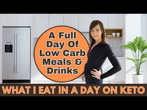 What I Eat In A Day On Keto | NEW Zero Sugar Drink!