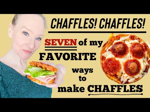 How to make Keto Low Carb Chaffles | 7 of my favorite Keto Egg Fast Chaffle meals and recipes