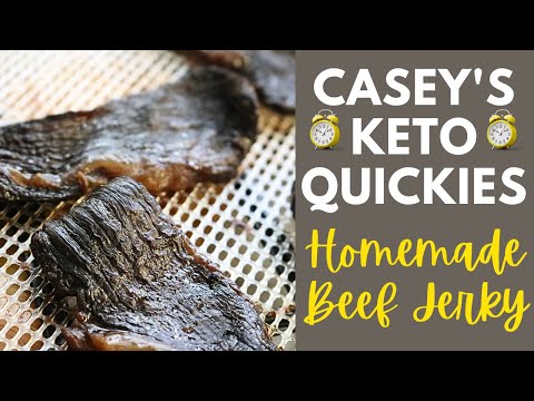 Casey's Keto Quickies: Homemade Beef Jerky