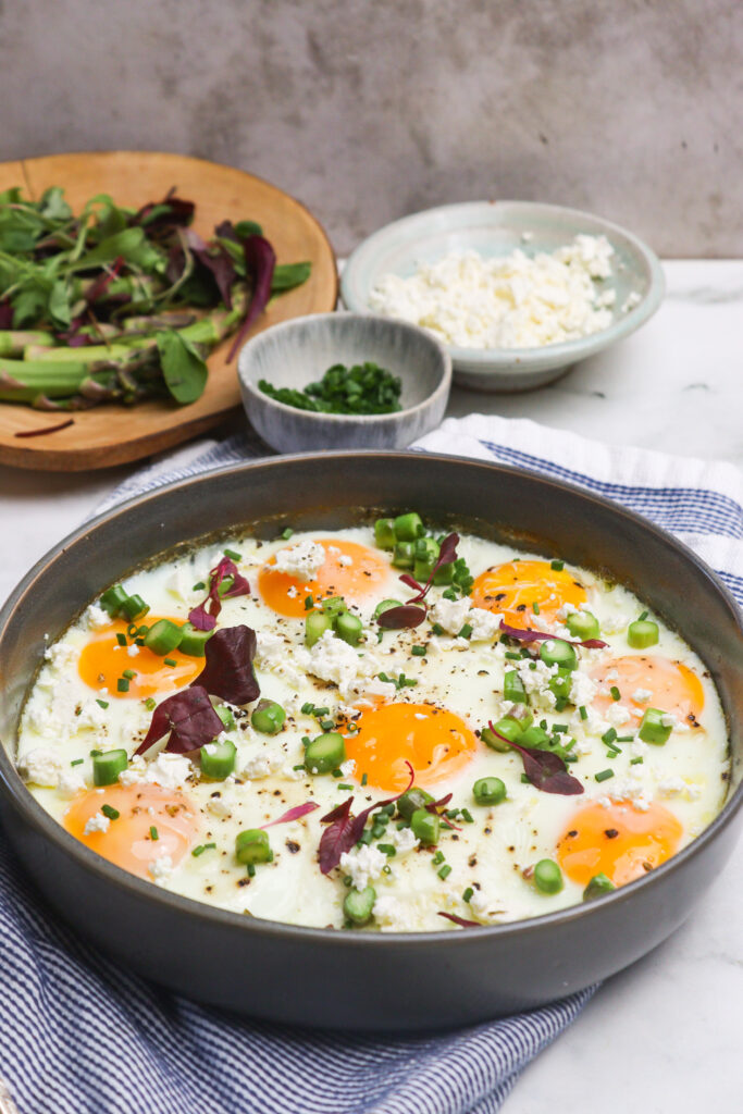 Baked Eggs Recipe featured image above