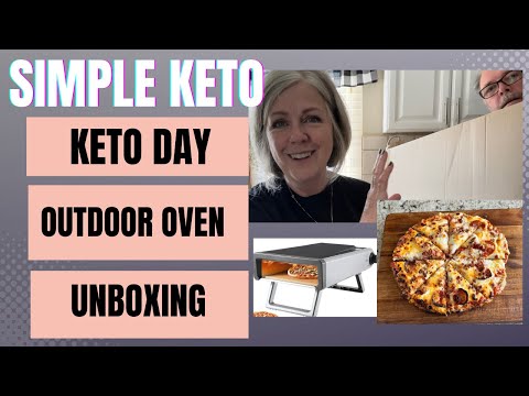 12” Outdoor Oven Unboxing / Keto What I Eat In A Day / Pizza!