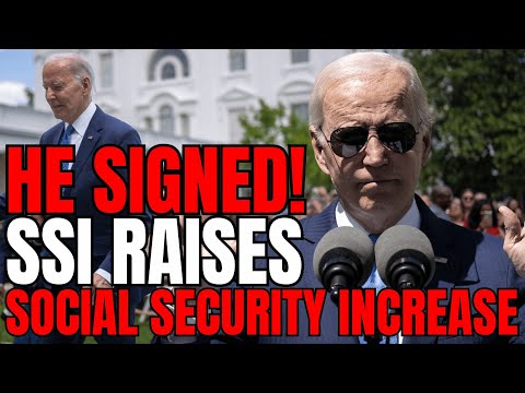 BIDEN SIGNED! Social Security COLA 2024 Increase… GREAT NEWS!!