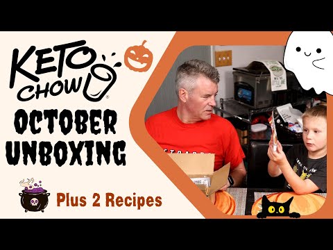 Keto Chow Unboxing - October 2023 - Including Two Recipes Reviewed