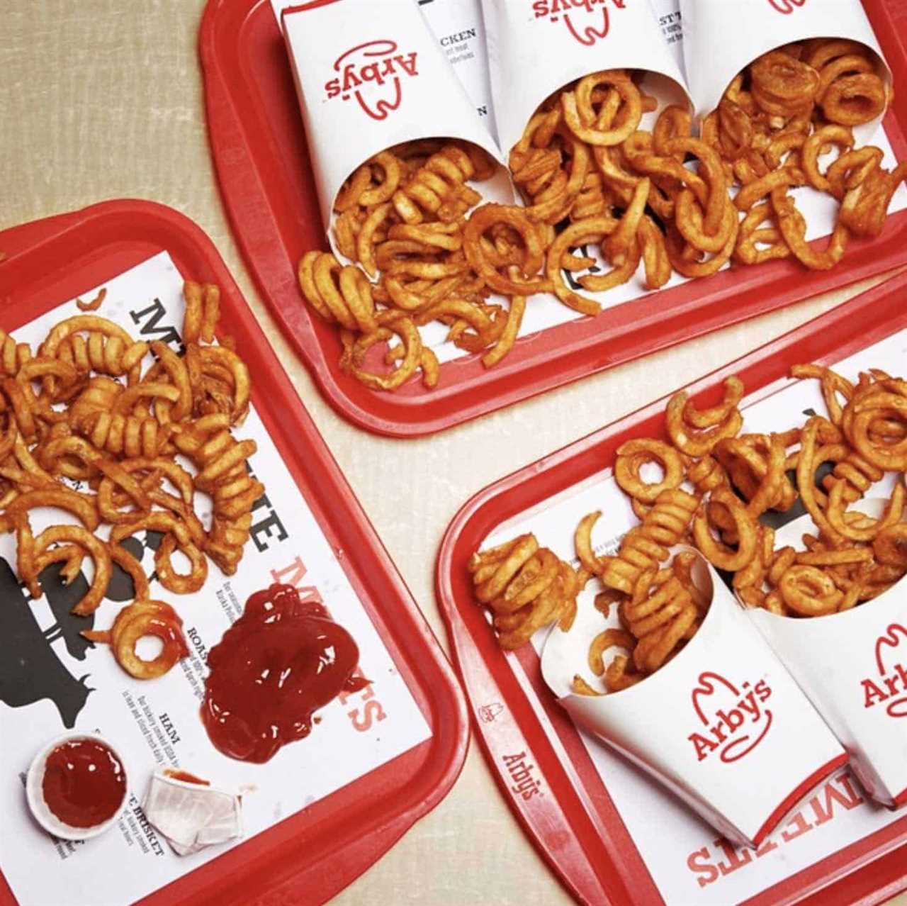 arbys curly fries vegan vegetarian