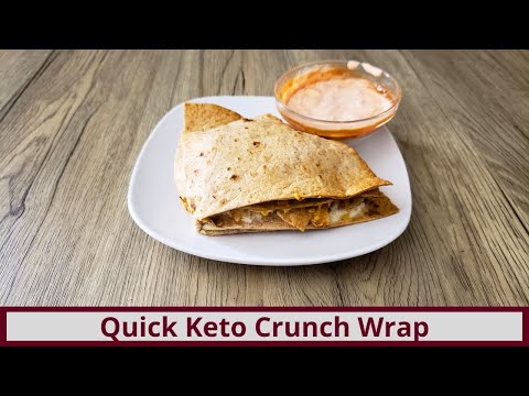 7 Minute Keto Crunch Wrap