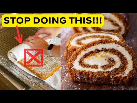 Get a CRACK-FREE Keto Pumpkin Roll with this easy method