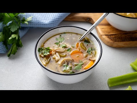 Easy Keto Chicken Soup [High Protein Recipe]