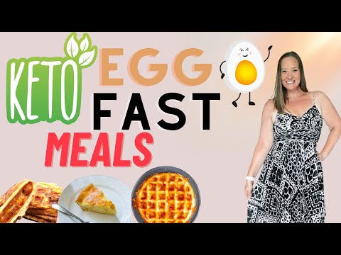 Keto Egg Fast Meals and Recipes |  Keto Egg Fast Meal Plan | Simple Keto Egg Fast Meal Ideas