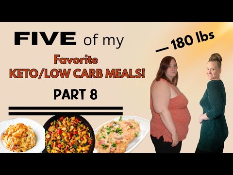 Keto and Low Carb Meals and Recipes for Weight Loss | 5 favorite Keto Meals Part 8 | Low Carb Ideas