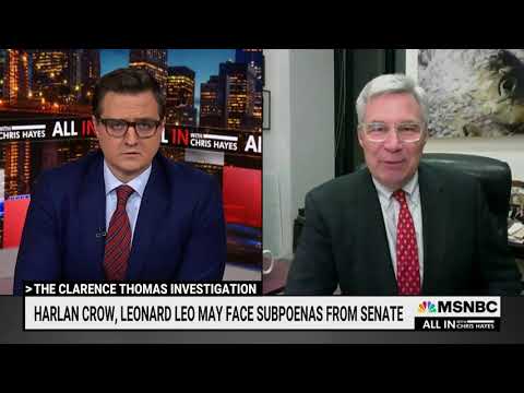 Sen. Whitehouse Joins Chris Hayes to Announce Subpoenas in the Supreme Court Ethics Investigation
