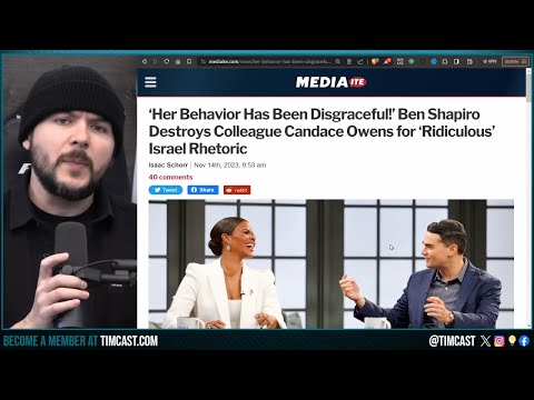 Ben Shapiro Calls Candace Owens DISGRACEFUL Over Her Position On Israel, But Candace IS RIGHT