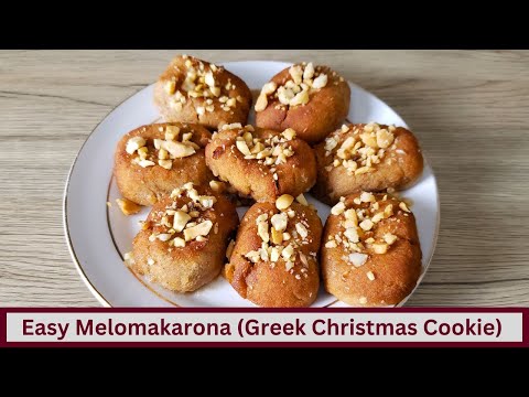 Easy Keto Melomakarona Greek Christmas Cookies (Nut Free and Gluten Free)