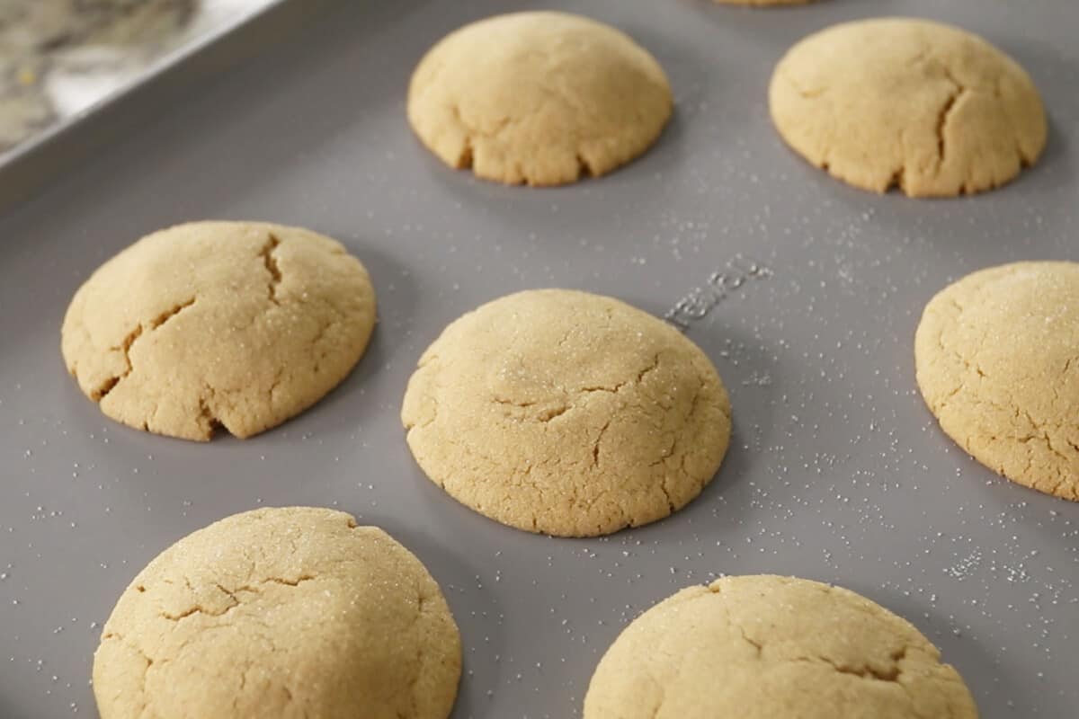 baked peanut butter blossom cookies