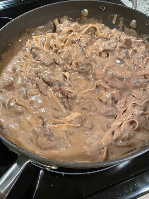 Easy Beef Stroganoff From Leftovers