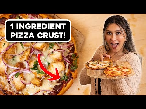 1 Ingredient Pizza Crust?! No Kneading I How to Make Low Carb, Keto Pizza with this HACK!