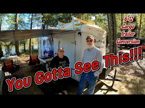 Beautiful Recycled, 24 Year Old Cargo Trailer Conversion.