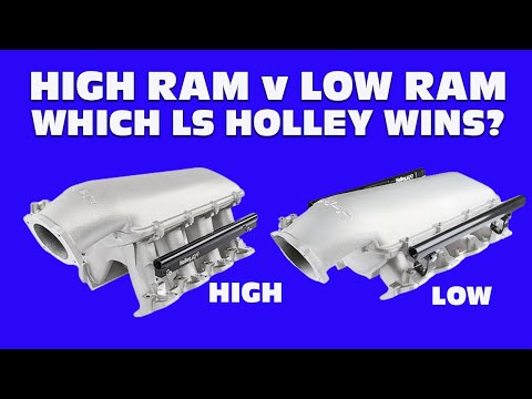 7700-RPM JUNKYARD 5.3L LS INTAKE TEST. HI RAM VS LOW RAM-WHICH HOLLEY LS INTAKE MAKES THE MOST HP?