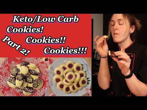 Keto/Low Carb Holiday Cookies-Almond & Gluten Free- Thumbprints and Italian Butter Cookies