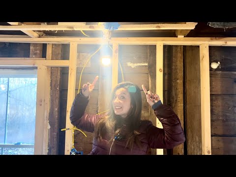 WE HAVE POWER AT MY FIXER UPPER! | Wiring with my Electrician (Part 1)