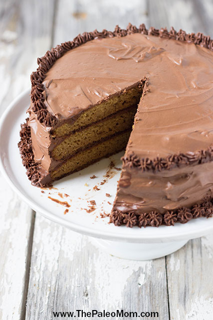 Vanilla Layer Cake with Dark Chocolate Frosting (Nut-Free and Makes Great Cupcakes Too!)