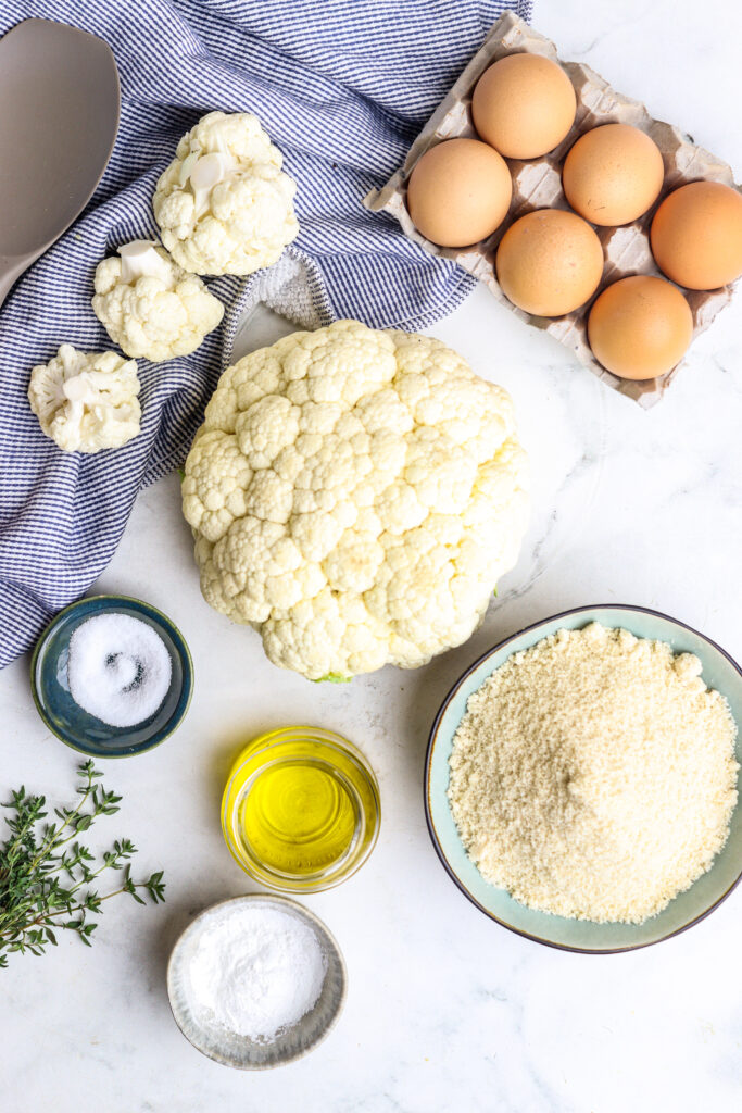 Keto Cauliflower Bread ingredients