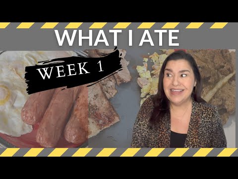 WHAT I ATE THIS WEEK | Week 1 of 2024 | Weightloss Journey