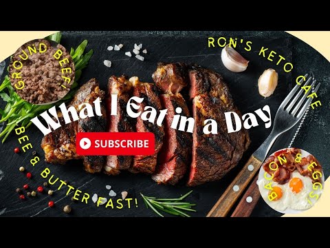 What I Eat in a Day! │ By Ron’s Keto Cafe!