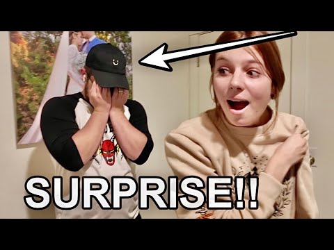 I SURPRISED HIM!!!