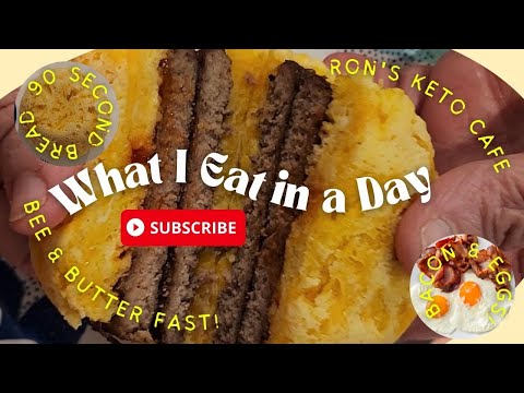 What I Eat in a Day! Eggs on the New Pancake Grill! │ By Ron’s Keto Cafe!