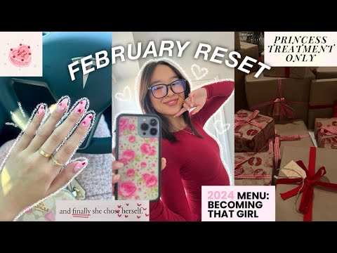 FEBRUARY RESET💌 self care & healthy habits