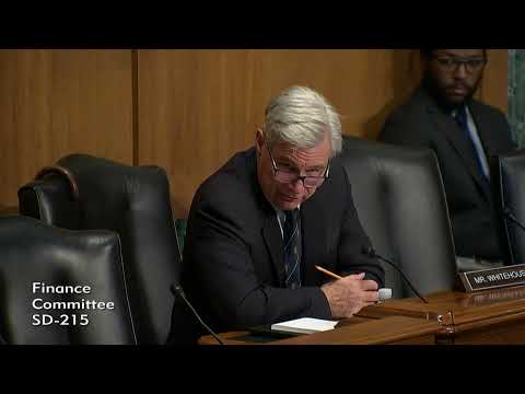 Sen. Whitehouse Boosts his Medicare & Social Security Fair Share Act in a Finance Committee Hearing