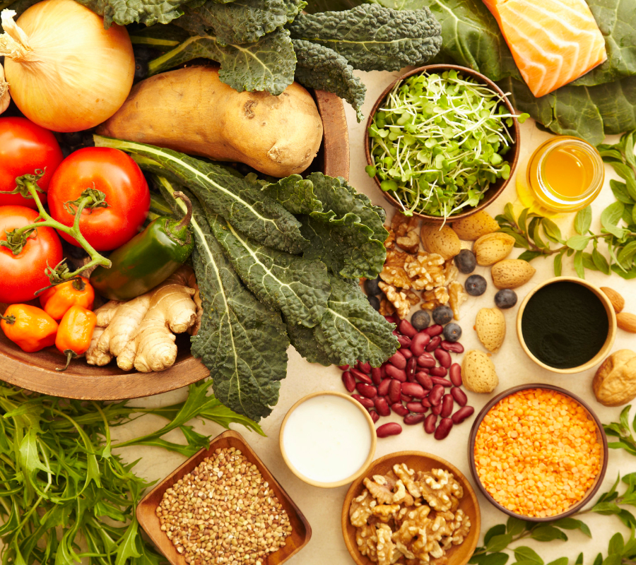 Chickpea Salad Sandwich with Fresh Veggies and Herbs