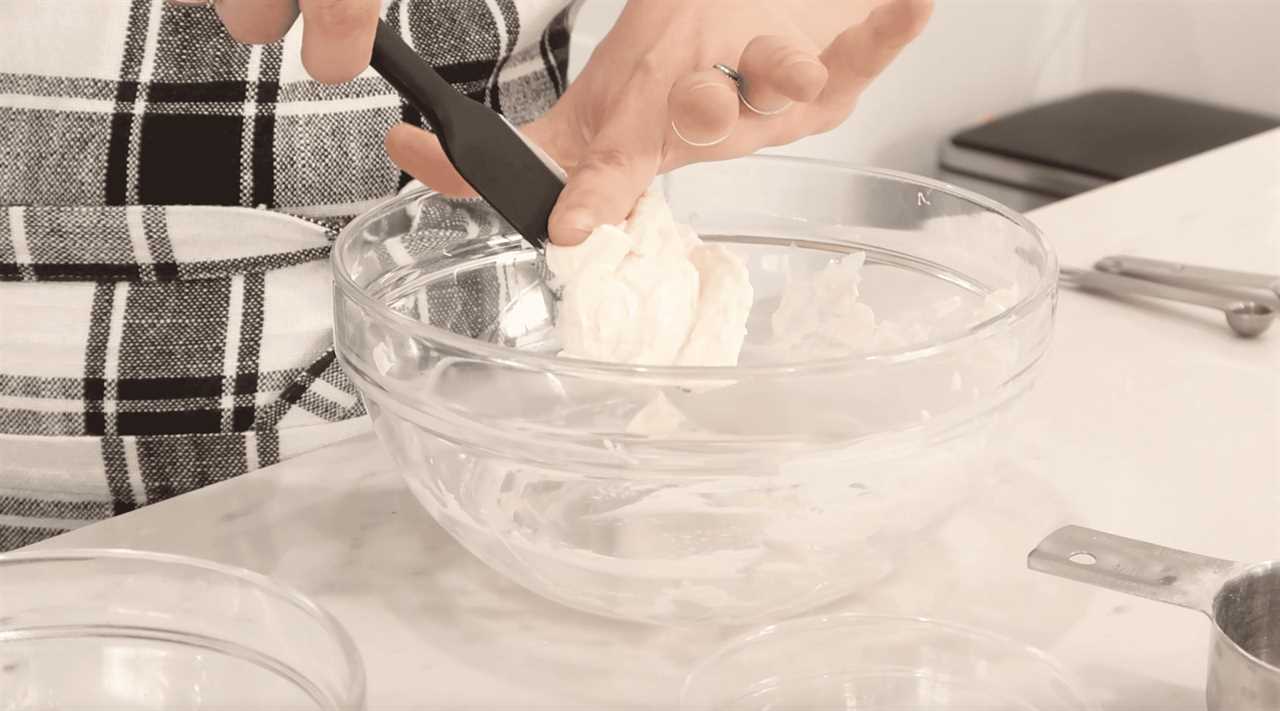 vegan butter being mixed in a bowl