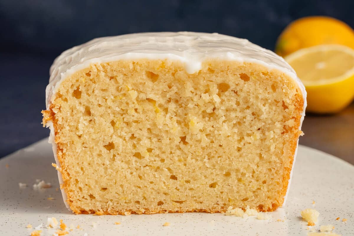 Glazed Vegan Lemon Loaf