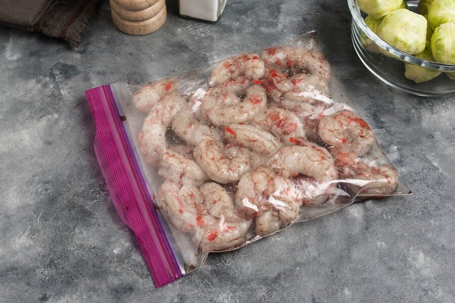 Keto Asian Shrimp & Brussels Sheet Pan Meal